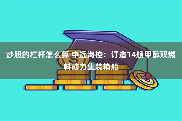 炒股的杠杆怎么算 中远海控：订造14艘甲醇双燃料动力集装箱船