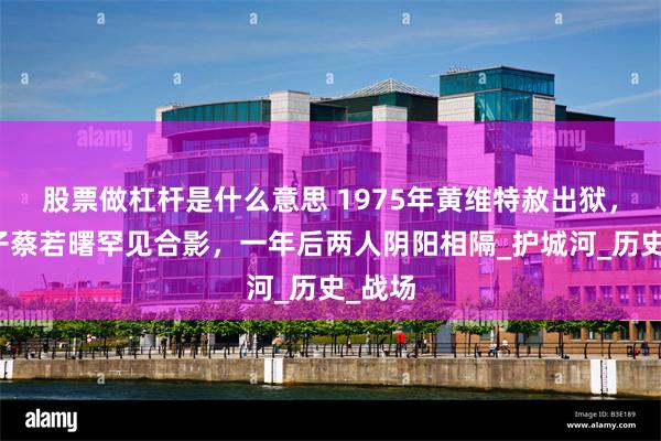 股票做杠杆是什么意思 1975年黄维特赦出狱，与妻子蔡若曙罕见合影，一年后两人阴阳相隔_护城河_历史_战场